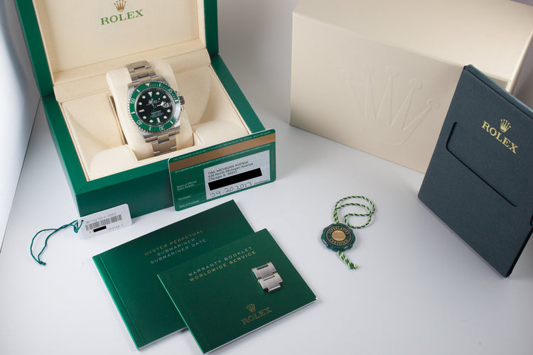 paperback paritet skrive HQ Milton - 2017 Rolex Submariner "Hulk" 116610LV with Box and Papers,  Inventory #9874, For Sale