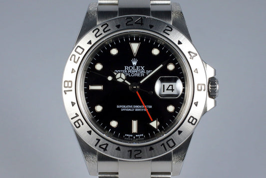 2006 Rolex Explorer II 16570 Black Dial