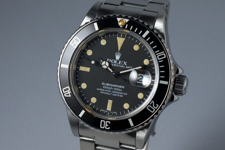 1981 Rolex Submariner 16800 Matte Dial