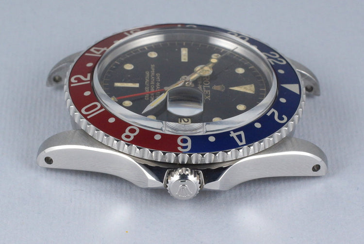 1960 Rolex GMT 1675 PCG Gilt Chapter Ring