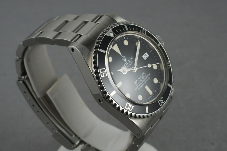 1981 Rolex Sea Dweller 1665 Box and Papers