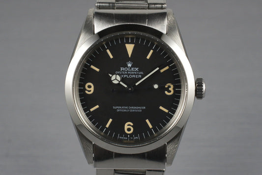 1969 Rolex Explorer 1 1016 with Japanese Service Papers
