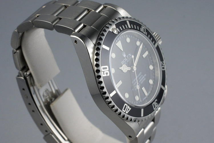 2011 Rolex Submariner 14060M 4 Line Dial with Box and Papers