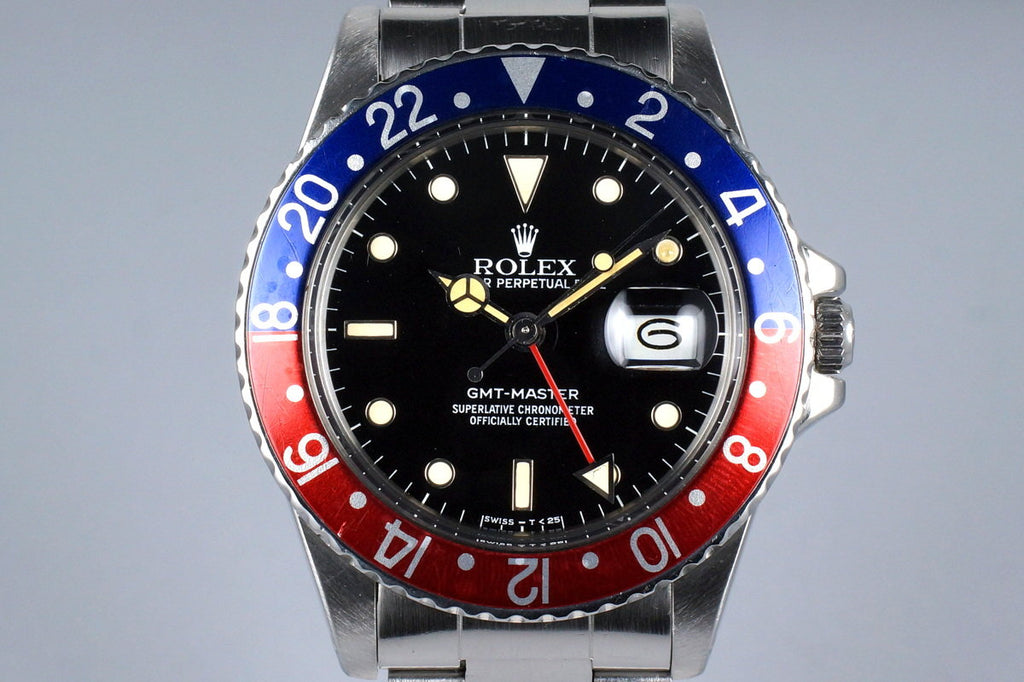 1985 Rolex GMT 16750 with Box and Papers