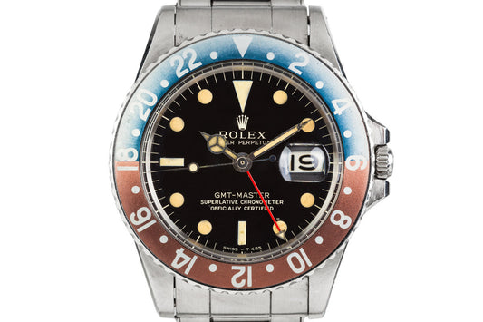 1965 Rolex GMT-Master 1675 Gilt Dial