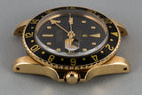 1979 Rolex 18K YG GMT-Master 1675 Black Nipple Dial with Box and Papers