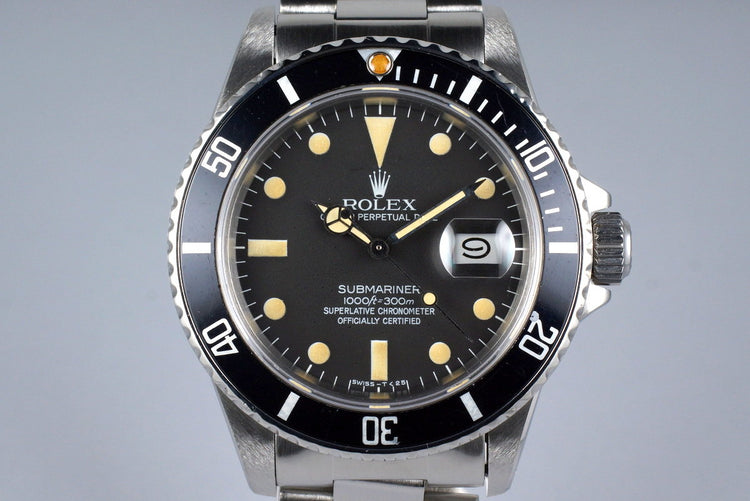 1983 Rolex Submariner 16800 with Box and Papers