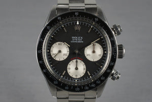 1985 Rolex Daytona 6263 Small Red Daytona Dial with RSC Papers