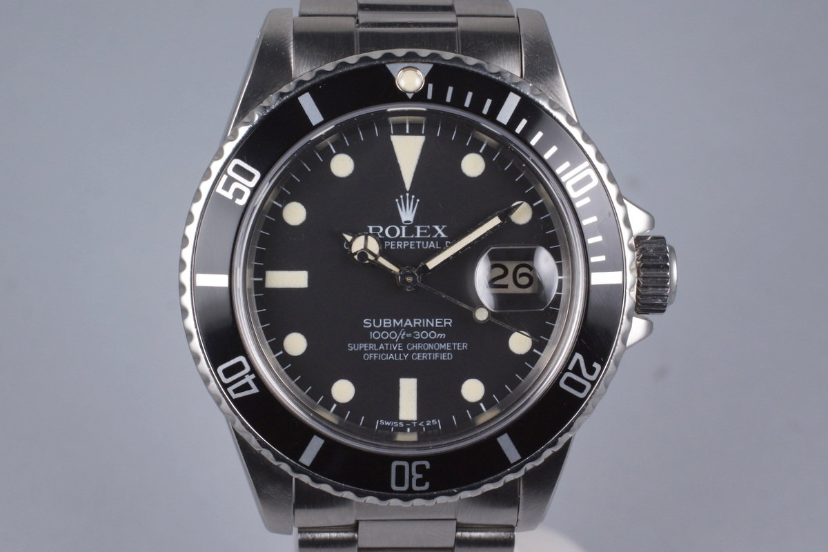 HQ Milton 1979 Rolex Submariner 16800 Inventory 5791 For Sale