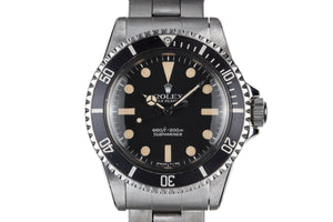 1977 Rolex Submariner 5513 with Mark I Maxi Dial