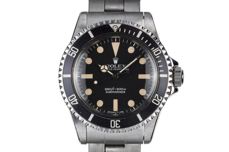 1977 Rolex Submariner 5513 with Mark I Maxi Dial