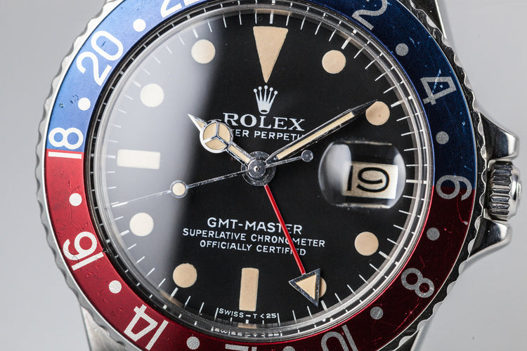 1979 Rolex GMT-Master 1675 with "Pepsi" Bezel Insert