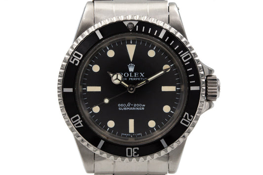1970 Rolex Submariner 5513 "Non-Serif" Dial