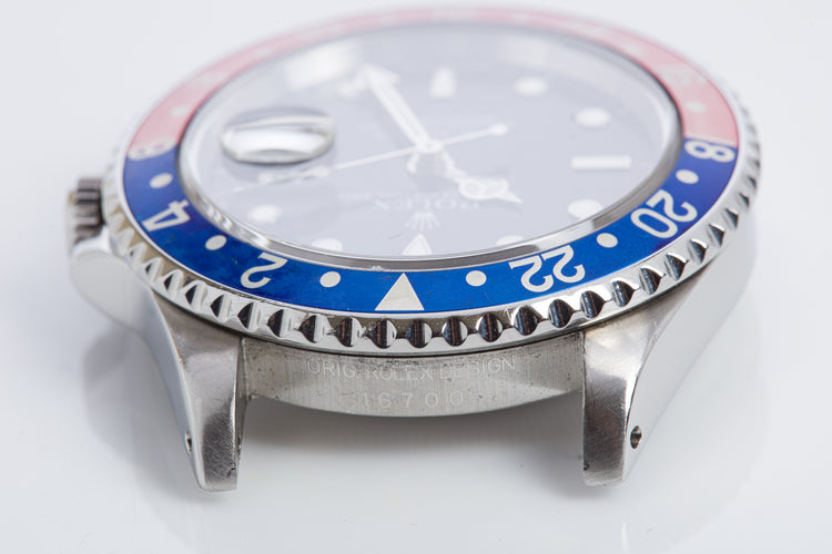 1996 Rolex GMT Master 16700 with Faded Pepsi Bezel
