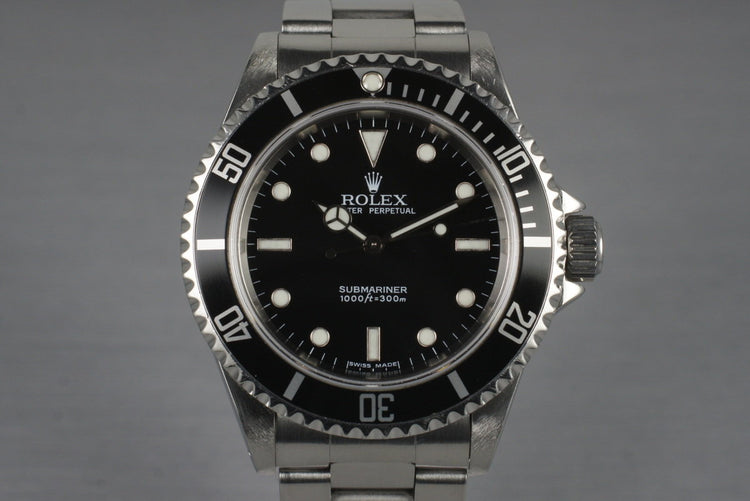2003 Rolex Submariner 14060M with Box and Receipt