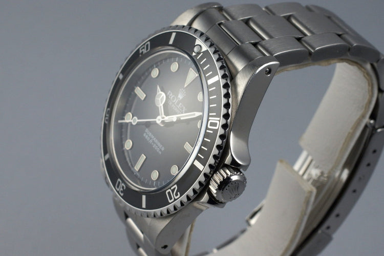 1985 Rolex Submariner 5513 Service Dial