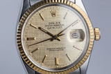 1984 Rolex DateJust 16013 with Gold Linen Dial