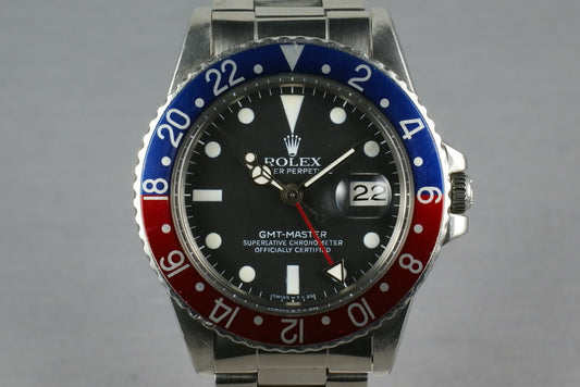 Rolex GMT  16750 Matte Dial