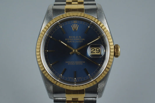1995 Rolex Two Tone DateJust 16233 with Box and Papers