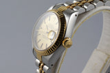 1987 Rolex Ladies Two Tone DateJust 69173 Champagne Dial with Box and Papers