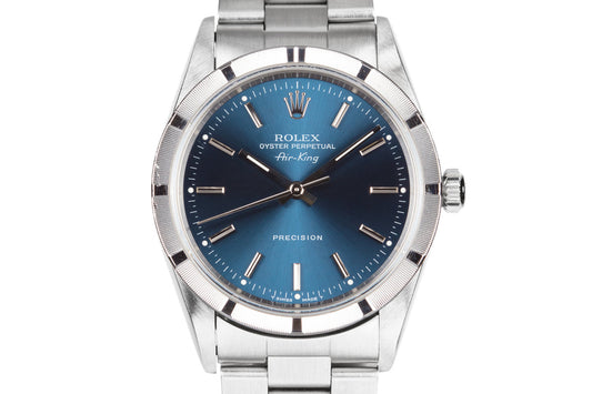 1997 Rolex Air-King 14010 Blue Dial