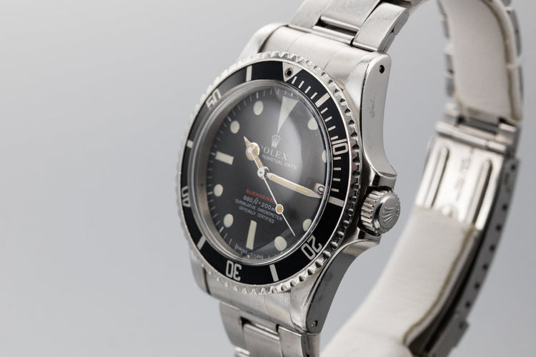 1972 Rolex Red Submariner 1680 with MK IV Dial
