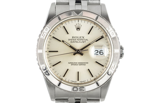 1991 Rolex DateJust "Thunderbird" 16264 Silver Dial