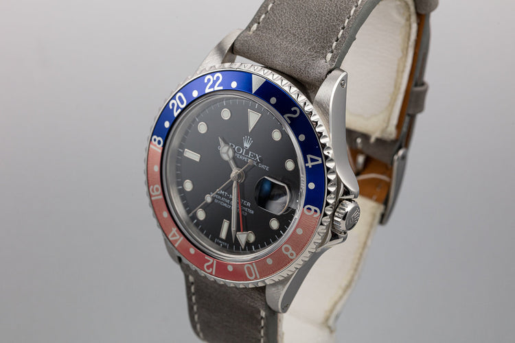 1991 Rolex GMT-Master 16700 "Pepsi" with "SWISS" Only Dial