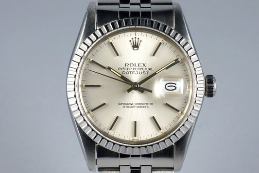 1984 Rolex DateJust 16030 with Silver Dial