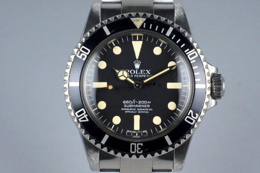 1978 Rolex Submariner 5512 Mark I Maxi