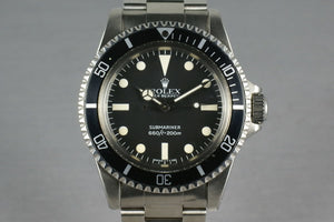 Rolex Submariner Dial 5513 Maxi dial with box and papers