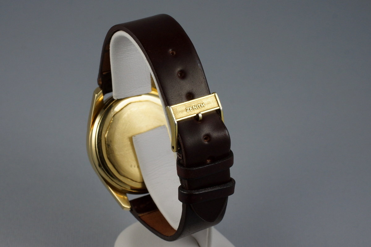 HQ Milton - Vintage Zenith 18K YG El Primero G381 Tropical Dial