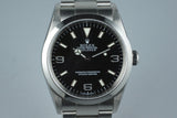 2002 Rolex Explorer 114270 with Box and Papers