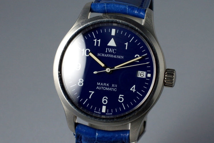 IWC Platinum Pilot’s Mark XII with IWC Service Box and Service Papers