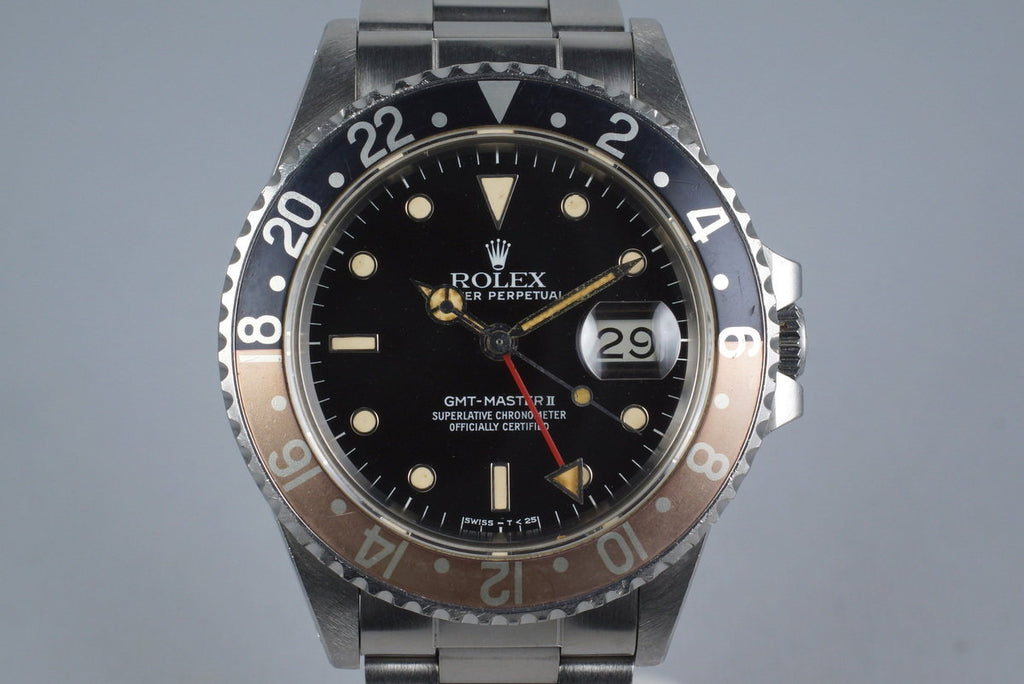 1984 Rolex Fat Lady GMT Master II 16760 with Box and Papers