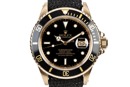 1987 Rolex YG Submariner 16808