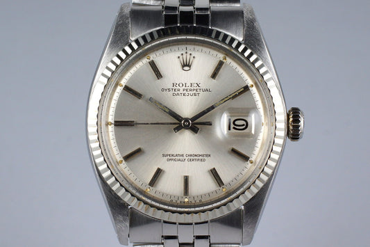 1973 Rolex DateJust 1601 Silver Sigma Dial