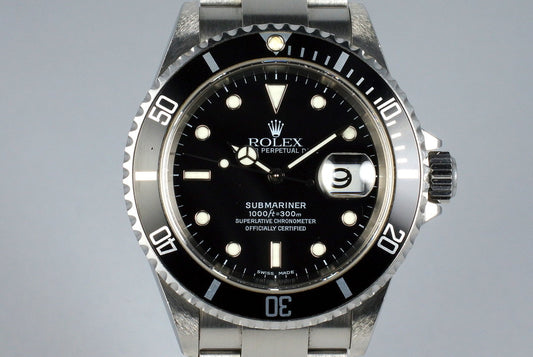 2003 Rolex Submariner 16610