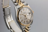 2002 Rolex Two-Tone DateJust 16233 Silver Dial