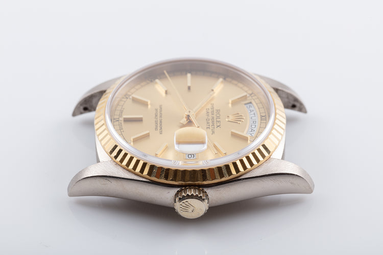 1993 Rolex Day-Date 18239B Tridor Gold Dial