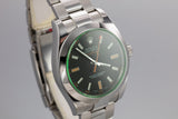 2009 Rolex Milgauss 116400V with Box and Papers