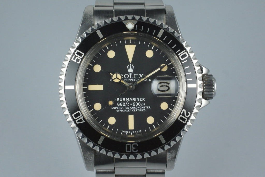 1973 Rolex Submariner 1680 with Japanese Rolex Service Papers