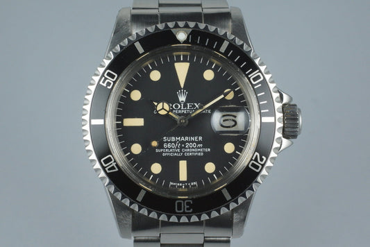 1973 Rolex Submariner 1680 with Japanese Rolex Service Papers