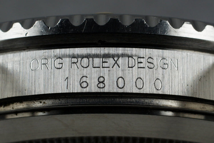 1987 Rolex Submariner 168000