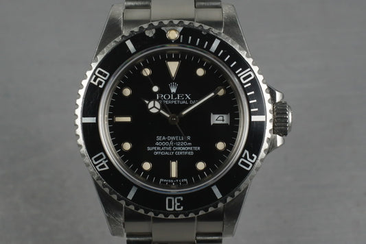 1986 Rolex Sea Dweller 16660 just serviced