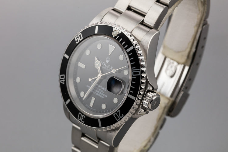 2003 Rolex Submariner 16610 T with Box and Papers