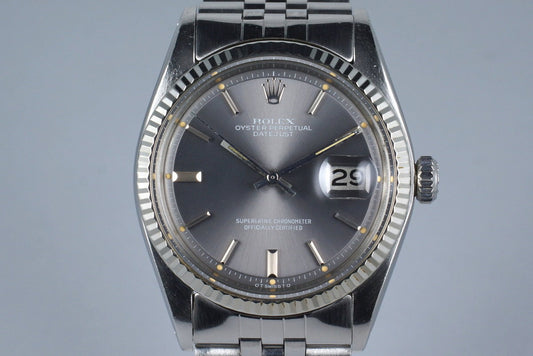1972 Rolex DateJust 1601 Gray Sigma Dial