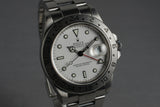 1999 Rolex Explorer II 16570 White Dial with Box and Papers