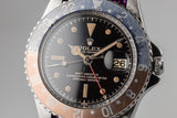 1960 Rolex GMT-Master 1675 Pointed Crown Case with Gilt Swiss Only Dial
