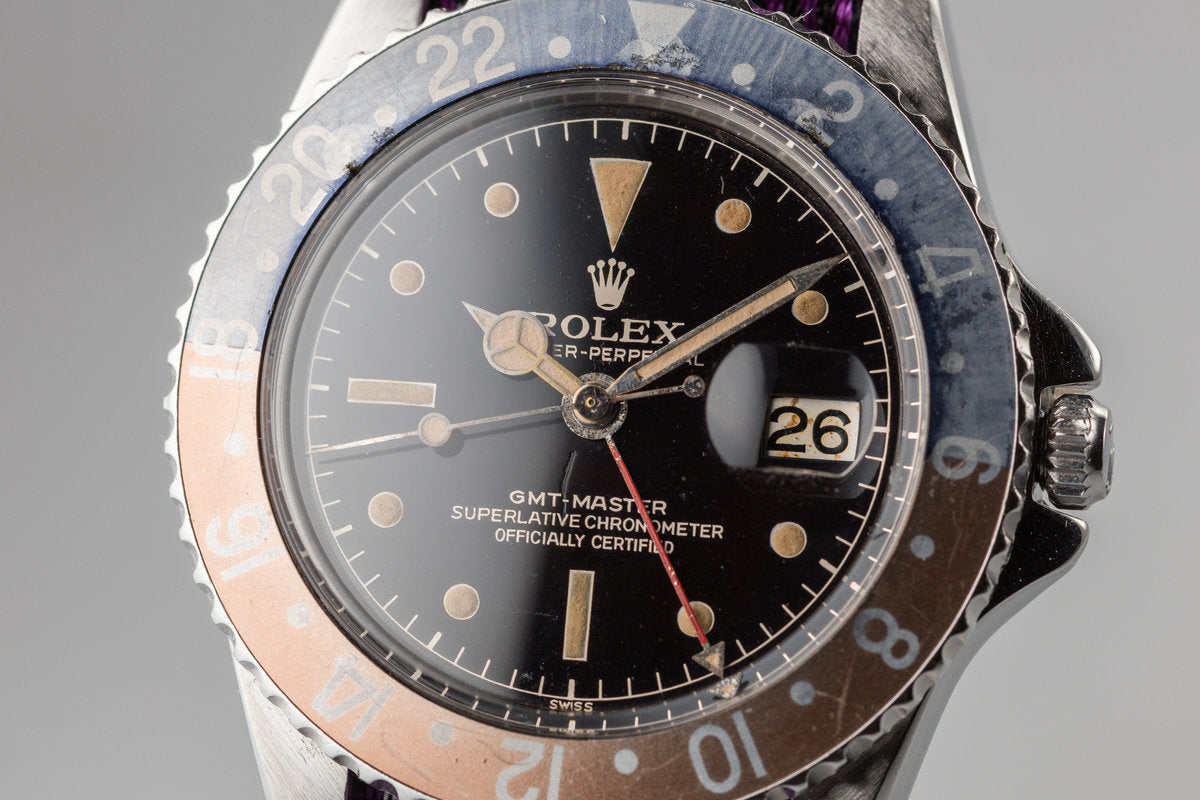 HQ Milton 1960 Rolex GMT-Master 1675 Pointed Crown Case with